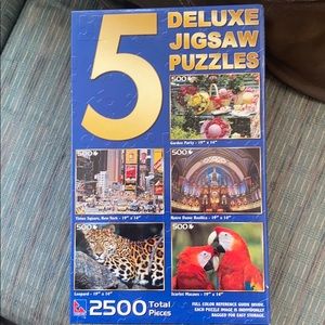 NIB Five Pack of Puzzles